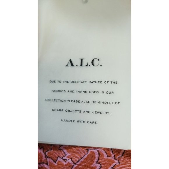 A. L. C. Puffed Sleeve Dress With Slip/Tank Sz 12 - Picture 7 of 8